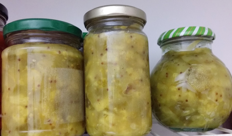 Green Tomato Mustard Pickle recipe Preserving workshops
